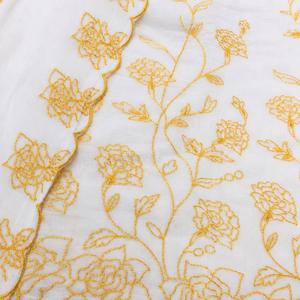 Malty embroidery <b>fabric</b> custom fancy textile <b>fabric</b> net <b>fabric</b> organza <b>fabric</b> for fashion garment wholesale export global supply - Product Image 3