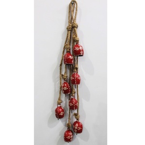 Campanas Decorativas de Metal con Cuerda, Pintadas a Mano, Estilo Indio, Disponibles en Grandes Cantidades - Product Image 1