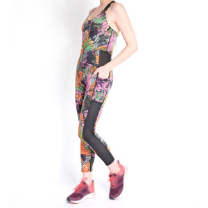 Women Yoga <b>Jumpsuit</b> Premium Soft Stretch Fabric Comfortable One Piece Activewear For <b>Workout</b> And Fitness Wholesale - Product Image 3