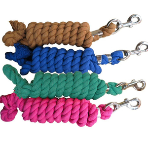 Cuerda de Adiestramiento para Caballos, Resistente, de Algodón Trenzado con Clip Seguro para Pasear, Montar, Gestión de Establos y Ejercicio Diario - Product Image 6
