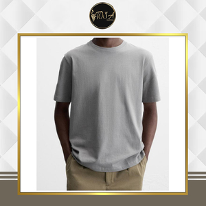 Camiseta Casual de Cuello Redondo para Hombre, 100% Algodón Puro, de Peso Pesado, con Opción de Logotipo Personalizado, Calidad Garantizada, Superventas - Product Image 2