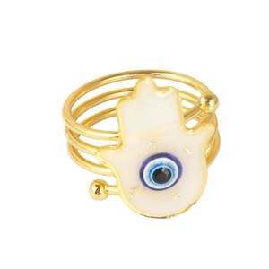 แหวนรองจานลายตาปีศาจพร้อมดีไซน์นาซาร์สีน้ำเงินสำหรับตกแต่งโต๊ะอาหาร สร้างบรรยากาศทางจิตวิญญาณ ใช้สำหรับจัดโต๊ะและเป็นของขวัญ - Product Image 2