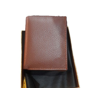 Portefeuille Homme en Cuir Véritable Marron Premium, Pliant, Multi-emplacements pour Cartes, Porte-monnaie Fin, Élégant, Durable, Accessoire Formel 2026 - Product Image 3