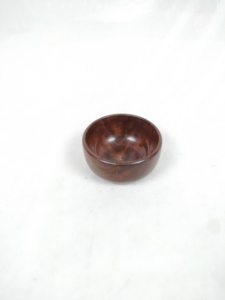 Excelente Tazón de Madera de Acacia Pulida, Natural, Saludable, Reutilizable, de Lujo, para Bodas, de Forma Redonda, Superventas - Product Image 4