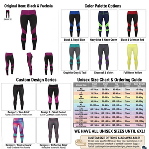 Leggings Deportivos Personalizados OEM con Paneles en Contraste, Leggings de Entrenamiento para Gimnasio, Moldeadores de Cuerpo para Hombres y Mujeres, con Banda Elástica - Product Image 2