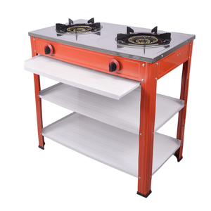 S-7802S Stainless Steel Commercial Use Outdoor Hotel <strong>Gas</strong> Range Free Standing 2 Burners <strong>Knob</strong> French Dutch Cooking Appliance - Product Image 5