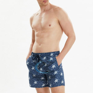 Shorts décontractés pour hommes, respirants et légers, à taille haute avec cordon de serrage, en polyester/coton, parmi les plus vendus - Product Image 2