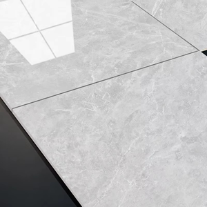 Azulejos de cerámica gris pulido de alta calidad de 600x600mm estilo de diseño moderno para paredes interiores para espacios comerciales de baño de Villa - Product Image 2