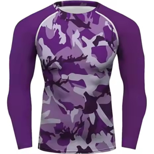 <b>Men's</b> Full Sleeve Rash Guard Galaxy Print Quick Dry Polyester Swim <b>Shirt</b> with UPF50+ Breathable Eco-Friendly Features for Adults - Product Image 5