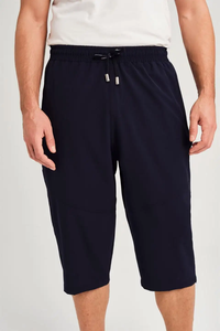 Customized Men's Awrah Shorts <b>Canvas</b> Elastic Waist Muslim Mid-Knee Casual Sunnah <b>Islamic</b> Plain High Quality Mens Awrah - Product Image 3