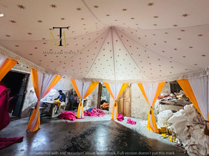 Luxury Double Layer Reception Marquee <b>Tent</b> Heavy Duty Waterproof Steel <b>Frame</b> Wedding Structure with UV Resistance Fire Retardant - Product Image 3