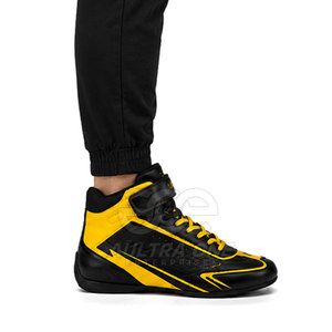 Zapatos de Carreras de Karting Premium para Hombre, Ligeros, de Cuero Genuino, con Suela de Agarre Cómodo, Calzado de Alto Rendimiento para Pista - Product Image 4