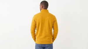 Sudadera de Forro Polar Amarillo para Hombre, con Media Cremallera, Logotipo Bordado, Corte Regular, Informal, Verano, Secado Rápido, Transpirable - Product Image 2