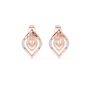 Pendientes de botón minimalistas Satvik Ratna ER 39 chapados en oro de 10K/14K/18K con diamantes cultivados en laboratorio, engaste de púas, certificados, para uso diario, regalo - Product Image 6