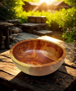 Wholesale Acacia <b>Wooden</b> Kitchen Dinnerware Set Food Soup Bowls Household Dinnerware <b>Fruit</b> Basin from f s international - Product Image 5