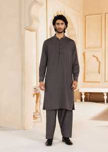 Costume élégant pour homme Salwar Kameez en deux pièces, vêtements traditionnels indiens et pakistanais en coton extensible, séchage rapide, toutes saisons - Product Image 6