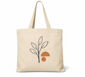 Bolsa de compras reciclada ecológica impresa a medida con precio de mayoreo, bolsa de lona de algodón orgánico lisa impresa con logotipo - Product Image 4