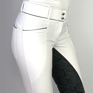 Pantalon d'équitation extensible 4 directions de haute qualité, leggings, collants, vêtements d'équitation en tissu technique au toucher doux - Product Image 6