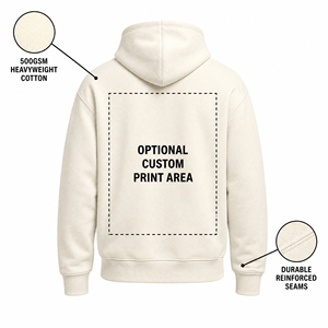 Manufacturer Customized Artistic Font 3D Embroidery Premium Oversized Hoodie Sweatshirt <b>Pullover</b> <b>for</b> Women and <b>Men</b> - Product Image 3