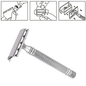 Safety <b>Razor</b> Top High Quality Disposable Professional Stainless Steel Safety <b>Razor</b> with Single Blade for Men Customizable Colors - Product Image 5