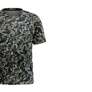 T-shirts pour hommes à imprimé camouflage, qualité supérieure, col rond, très extensibles, entièrement imprimés, prix de gros, faible MOQ - Product Image 3