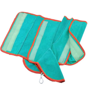 Équipement de protection de qualité supérieure, protège-jambes en cuir de vachette, couvre-chaussures de sécurité en cuir pour soudeurs, équipement de sécurité industriel - Product Image 4