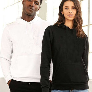 Sudadera con Capucha para Hombre, Estilo Hip Hop, con Bolsillo Canguro y Cordones Ajustables, de Forro Polar Grueso para Invierno, con Estampado Serigrafiado - Product Image 3