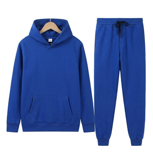 Survêtement Streetwear et Sportswear 100% Coton pour Hommes, Vente en Gros Personnalisée, Ensemble Sweat à Capuche et Pantalon Oversize, Grammage Lourd - Product Image 1