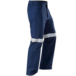 Pantalon de travail neuf personnalisé haute visibilité respirant séchage rapide Rip-Stop unisexe multi-poches perforé 3M – Vente en gros - Product Image 4