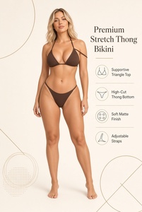Women <b>Bikini</b> 2 Piece Swimwear <b>Set</b> Underwire <b>Push</b> <b>Up</b> V Neck Beach Bathing Suit Print Bottoms - Product Image 4