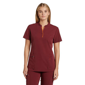 Tenues d'infirmière d'hôpital, ensembles de blouses à manches courtes, en coton tricoté, unisexe, détection d'aiguilles, tailles personnalisables, logo, vente en gros - Product Image 4