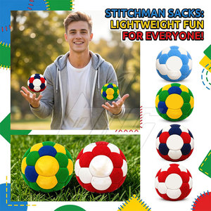 Best Selling Low Moq <b>Hacky</b> <b>Sack</b> Ball Latest Style <b>Hacky</b> <b>Sack</b> Sports Ball Solid Color <b>Hacky</b> <b>Sack</b> Ball - Product Image 4