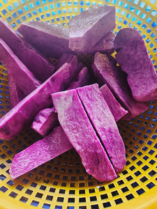 Yam Morado Congelado IQF Premium, Ube Pelado en Rodajas y Cubos, Trozos de Yam Violeta para Repostería - Product Image 3