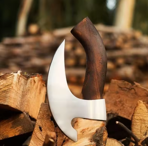 Premium Quality LEGACY BLADES Custom Damascus Steel Wood Handle Sustainable Non-Slip Heavy Duty Pizza <b>Cutter</b> for Pizza <b>Bread</b> - Product Image 5
