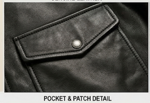 <b>Men's</b> Leather Bomber <b>Jacket</b> Sherpa Collar Faux <b>Shearling</b> Aviator Windproof Heated Vintage Winter Fashion Black Punk Rock Biker - Product Image 3
