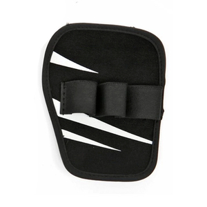 Gants de sport unisexe à demi-doigts violets avec support de poignet, antidérapants, respirants, en nylon/polyester/rayonne, robustes, avec fermeture auto-agrippante - Product Image 3
