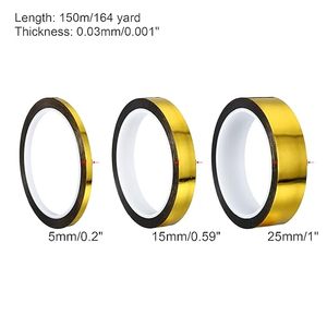 Ruban adhésif holographique réfléchissant en or pour projets de bricolage, d'artisanat, d'emballage cadeau et de décoration - Product Image 2