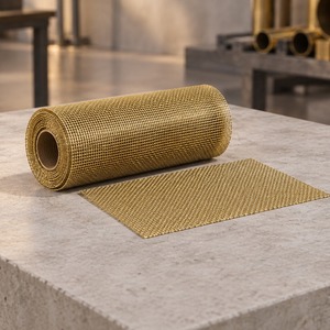 [APEC] Grillage métallique industriel en laiton pour panneaux de grille décoratifs et projets de menuiserie intérieure pour la décoration métallique - Product Image 2