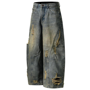 High Quality Lightweight <b>Men's</b> Denim <b>Jeans</b> Custom Color & Logo Breathable Eco-Friendly Straight Leg Casual <b>Jeans</b> - Product Image 3