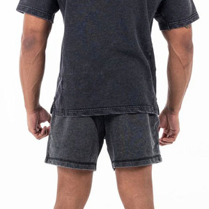 Servicio OEM, Pantalones Cortos de Algodón para Hombre, Cintura Media, Lavado Ácido, 100% Algodón, Ligeros, Transpirables, de Secado Rápido - Product Image 2