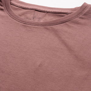 Pakistan Made Men's Crew Fitness T-Shirt High Quality 100% Cotton Solid Breathable Knitted 220g Fabric Weight Half Sleeve - Product Image 3