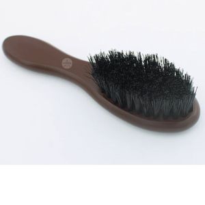 Brosse à barbe en bois pour homme avec poils de sanglier noirs - Product Image 6