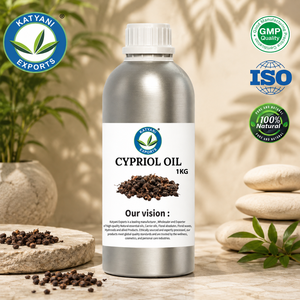 Madhya Pradesh Nagarmotha <b>Essential</b> <b>Oil</b> Steam Distilled Cypriol (Cyperus Scariosus) Root <b>Oil</b> - Premium Quality Bulk B2B Supplier - Product Image 4