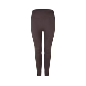 Leggings de sport pour femmes à taille haute, couleur unie, tricotés, avec compression, effet push-up, contrôle du ventre, longueur intégrale, effet sculptant - Product Image 5