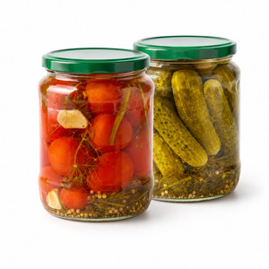 Big Sale Delicious Hot Sale Vietnam Factory <b>Pickled</b> Assorty Cucumber and Tomato in Vinegar Bulk Supply - Product Image 1