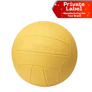 Ballon de volley-ball de plage personnalisé en gros avec logo, toucher doux, imperméable, pour extérieur, en cuir PU, officiel, OEM - Product Image 1