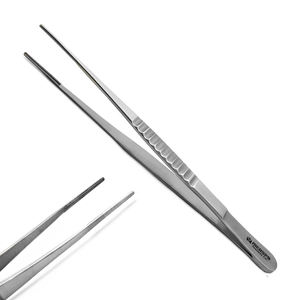 Juego de 4 Instrumentos de Microcirugía de Acero Inoxidable: Portaagujas Castroviejo, Pinzas, Tijeras de Resorte Noyes, Debakey - Product Image 3