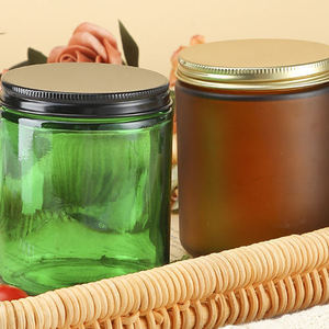 Tarro de vidrio esmerilado blanco de 120 ml para velas aromáticas, con tapa de aluminio verde, personalizable con logo, apto para uso alimentario, venta al por mayor, color personalizado - Product Image 3