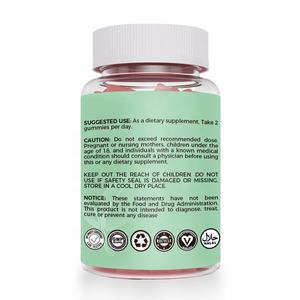 Gummies de fibres probiotiques + prébiotiques OEM/ODM pour la santé intestinale quotidienne, complément alimentaire de soutien digestif avec probiotiques et fibres - Product Image 5