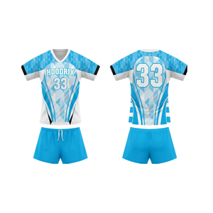 Équipement de rugby professionnel personnalisé pour femmes Hoodrix, tissu robuste 240 GSM, impression par sublimation, séchage rapide, respirant, manches courtes - Product Image 3